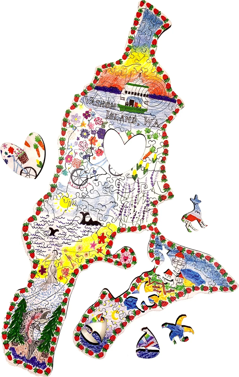Vashon Puzzle (large: 137 pieces) (view 2)