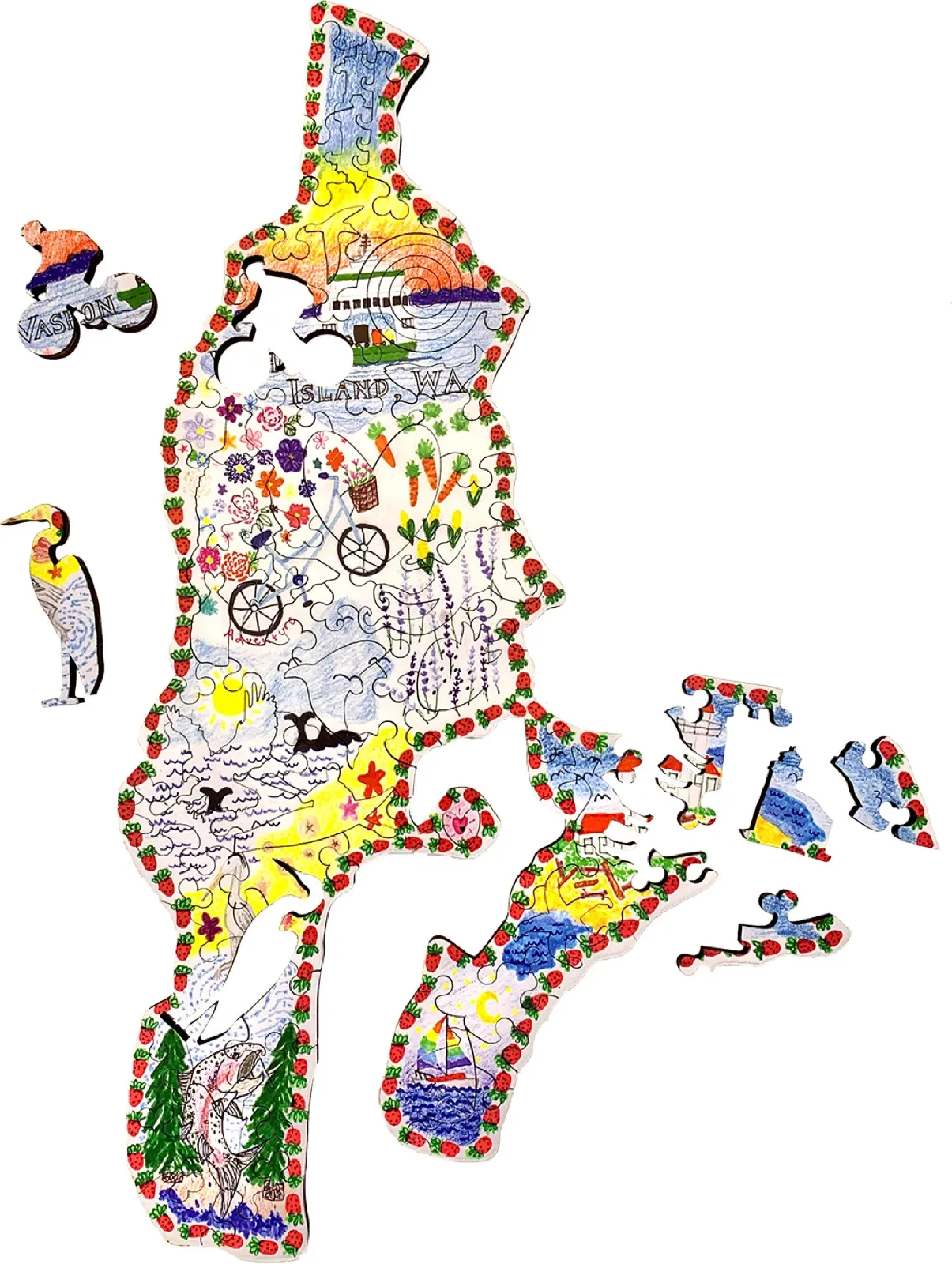 Vashon Puzzle (small: 77 pieces) (view 2)